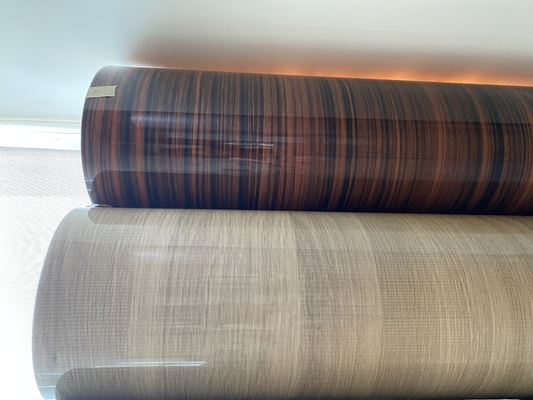 De houten Hoge Korrel polijst pvc-Film voor Decoratief Meubilair