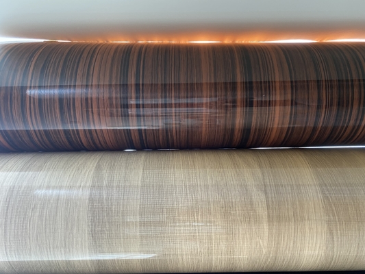 De houten Hoge Korrel polijst pvc-Film voor Decoratief Meubilair