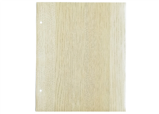Het Meubilairfolie 0.15mm van pvc van de douane Houten Kleur Vuurvaste Dikte