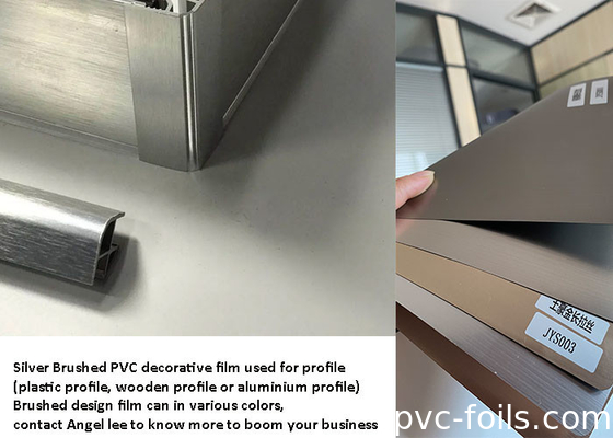 De zelfklevende Verpakkende Film van pvc voor Houten Plastic Aluminiumprofiel