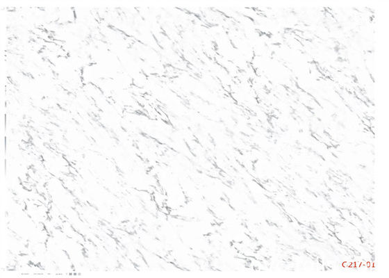 De moderne Decoratieve Film van Oppervlaktepvc paste Wit Marmer aan
