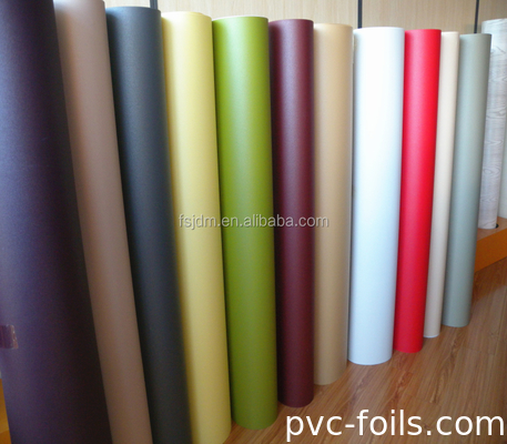 50m de Zelfklevende Film van pvc voor van het de Muurplafond van het Meubilairkabinet de Deur Vlakke Oppervlakte Matte Semi Gloss