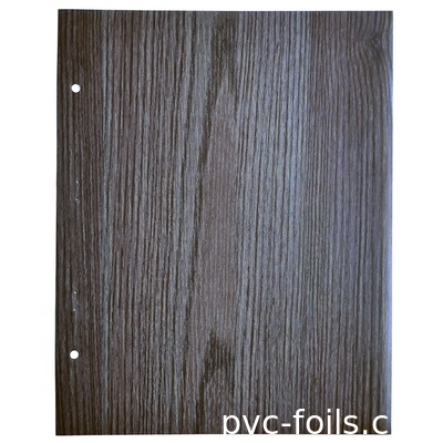 ROHS-van pvc de Decoratieve Zelfklevende 0.07mm0.25mm Dikte van de Film Houten Korrel