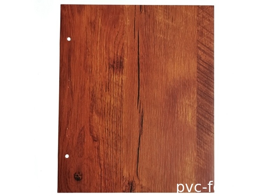 0.6mm Gouden Eiken Decoratieve de Film Zelfklevende Vlotte Oppervlakte van pvc