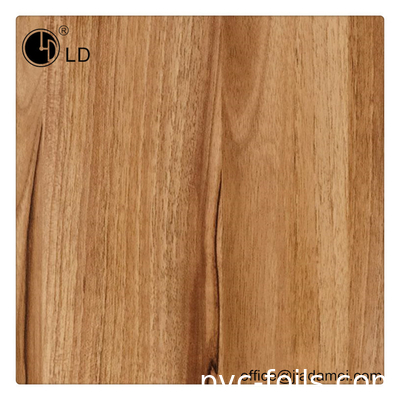 De houten Decoratieve Film Matte Surface Treatment van pvc van het Korrelontwerp