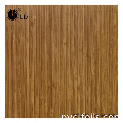 De houten Decoratieve Film Matte Surface Treatment van pvc van het Korrelontwerp