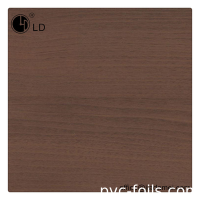 Decoratieve Film van pvc van de okkernoot de Houten Korrel voor MDF Profiel het Verpakken