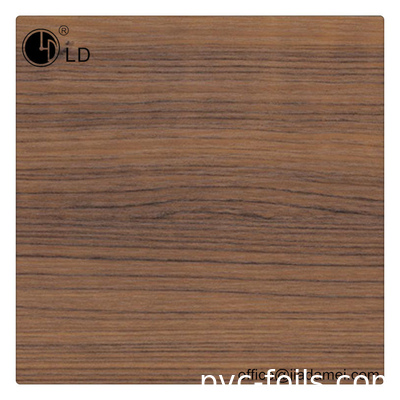 Decoratieve Film van pvc van de okkernoot de Houten Korrel voor MDF Profiel het Verpakken
