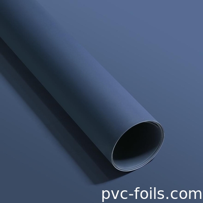 Donkerblauwe PVC decoratieve film 0,20 mm Dikte Waterdicht Vingerprint