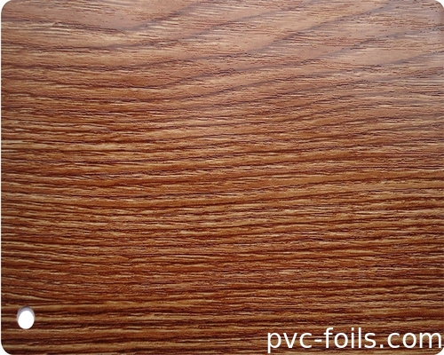 Golden Oak PVC-lamineerfilm voor het decoreren van de oppervlakte van de plaat van de vensterbank