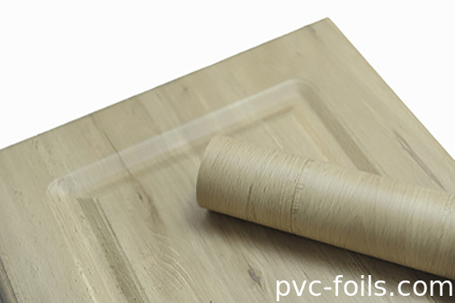 Meubelen PVC-oppervlaktefilm Houtgraanontwerp Aanpassing van de dikte voor laminatie