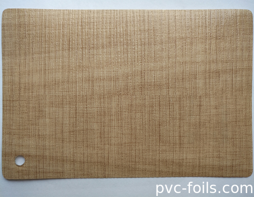 Houtkorrel afwerking PVC folie rollen voor meubel deur decoratie