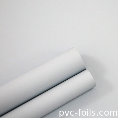 Satine witte PVC decoratieve film supermatte voor keukenkastdeuren