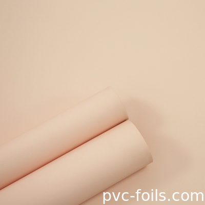 Super Matte Roze Kleur PVC Membraan Folie In Roll Voor Keukenkastdeuren