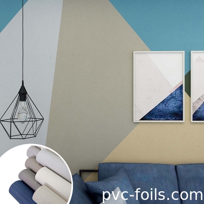 Supermatte anti-vingerafdruk PVC decoratieve folie voor binnenoppervlak