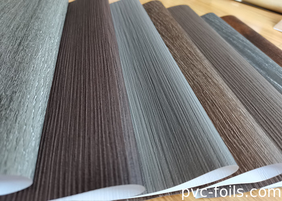 Supermatte houtgraan PVC decoratieve film voor meubelkasten