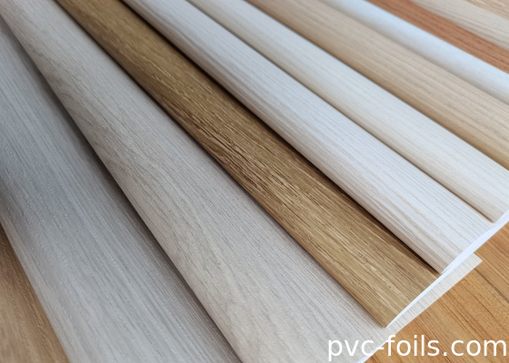 Supermatte houtgraan PVC decoratieve film voor meubels en kasten vernieuwing