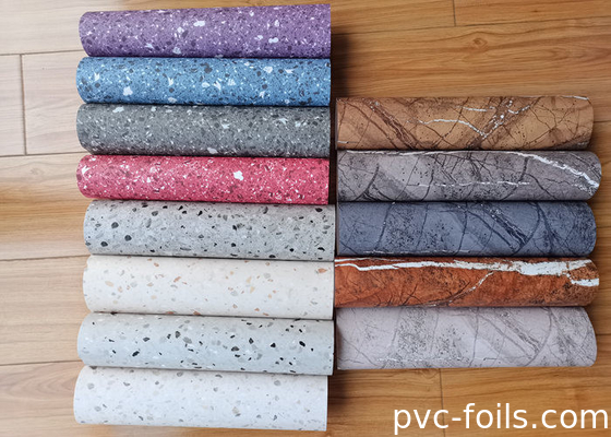 Nieuwe marmer ontwerp PVC stickers PVC zelfklevende film wrap voor meubelbedekking