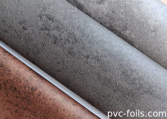 Grijze betonnen steen PVC decoratieve film voor binnendeuren