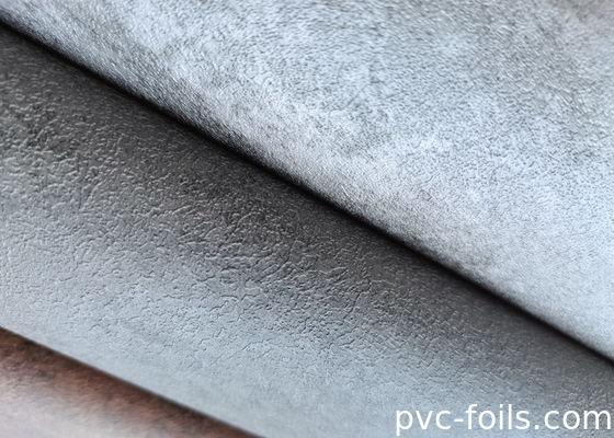 Grijze cement textuur PVC decoratieve film voor binnenwandpanelen