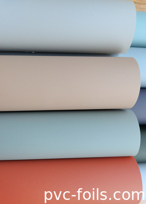 Duurzame matte oppervlakte PVC decoratieve film voor meubelbedekking aanpasbaar