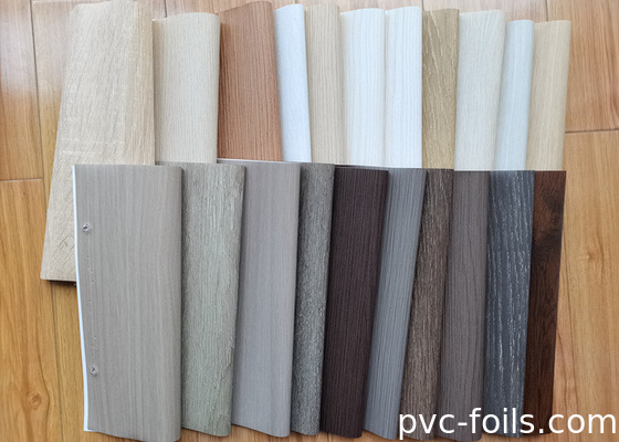 Hoogwaardige houtgraan-effect PVC-laminatiefilm voor deurprofielen