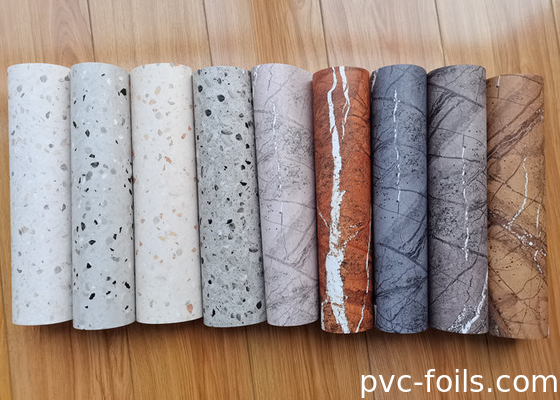 Witte PVC-lamineerfilm van marmer voor het afwerken van tafelstenen