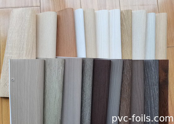 PVC decoratieve film met supermatte houtkorrels voor profiel en WPC-paneelverpakking