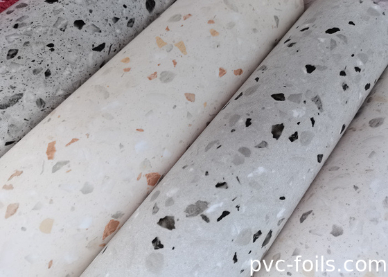 Marmeren ontwerp zelfklevende PVC-meubelfilm voor keukenborden