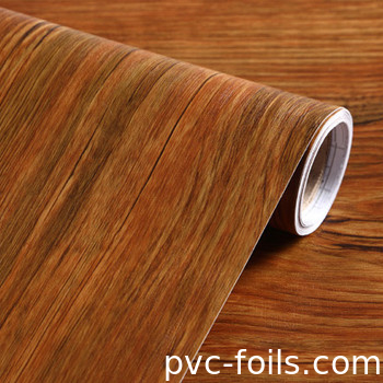 Houtpatroon zelfklevend PVC-folie Decoratief interieur Vinylfilm Voor MDF