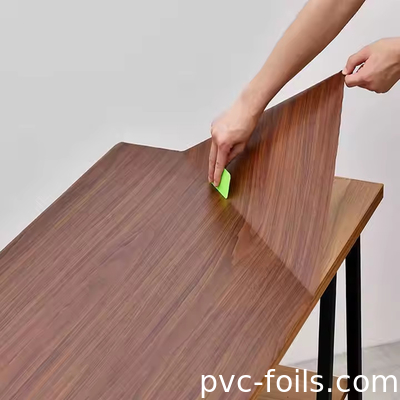 Zelfklevende digitale afdruk PVC decoratieve film voor tafel- en aanrechtdekoratie