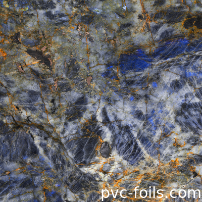 Nieuw ontwerp 2025 Stone Style PVC Wrap Film voor kastdeuren en laminatie van PVC-platen