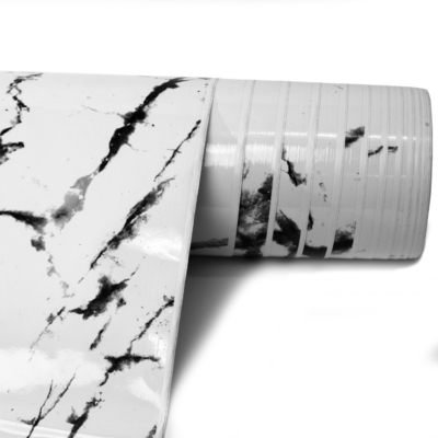 High Gloss Marble Design PVC Vinyl Stickers ️ Duurzaam en waterbestendig voor bureaublad