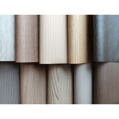 Houtpatroon PVC-meubelfolie voor interieurmeubilair