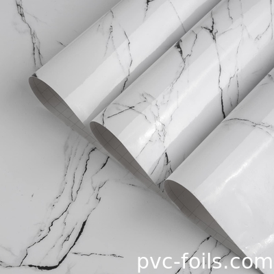 PVC-marmeren plaat Plastic film voor de decoratie van meubeloppervlak