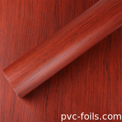 Laag MOQ Fabrieksprijs Zelfklevend Behang Meubel Sticker Vinyl Hout Graan PVC Film Te koop