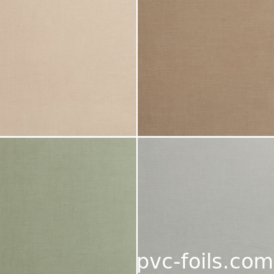 Textuur van stof Vaste kleur Pvc textuur Zelfklevende wandbekleding Voor interieurwanddecoratie