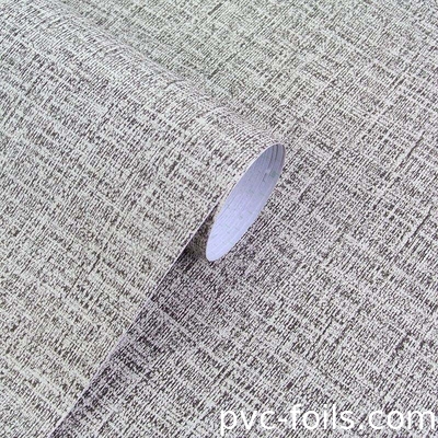 Stoffen Textuur Vaste kleur Pvc zelfklevende film voor hotelkamers Wandbekleding, Schil en Stick