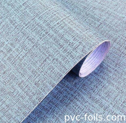 Stoffen Textuur Vaste kleur Pvc zelfklevende film Voor hotelversiering Renovatie