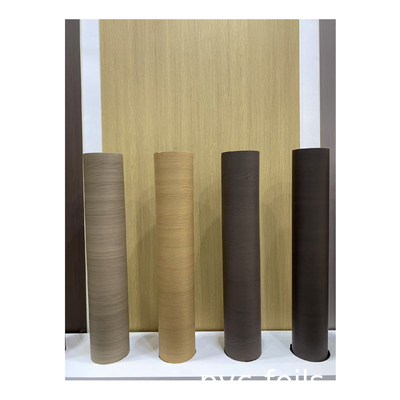 0.16MM Houtkorrel zelfklevende PVC decoratieve film voor meubelbedekking Renovatie OEM-service