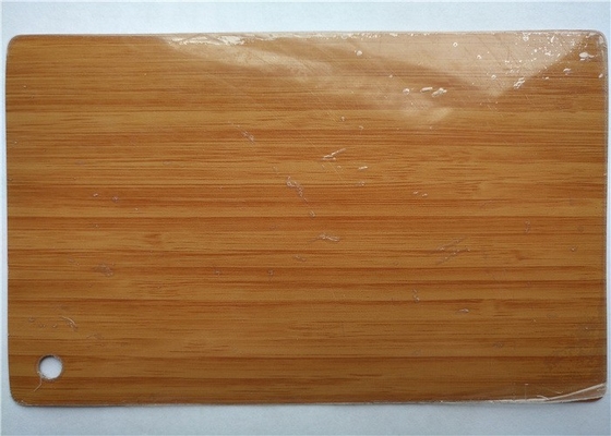 Hoog polijst Houten Vinyl het Kabinetsdeuren van Korrelpvc 0.30mm Dikke 0.50mm