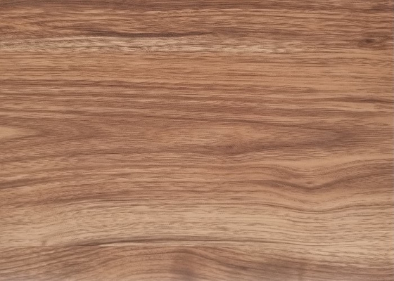 Bruine houtkleur PVC decoratieve film voor de deur laminatie Matte emboss