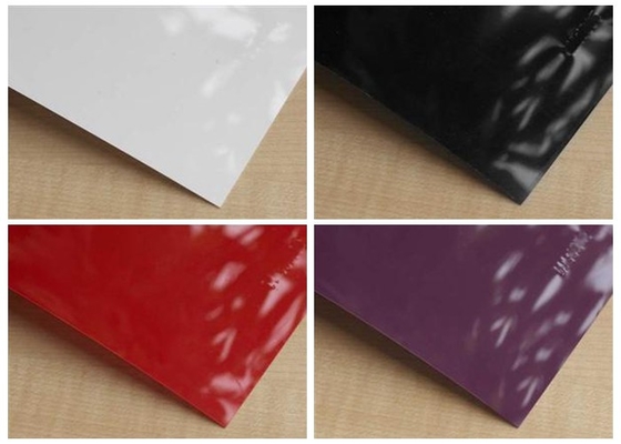 Sneeuwwit Hoogglanse PVC-meubelfilms voor de deuren van kasten