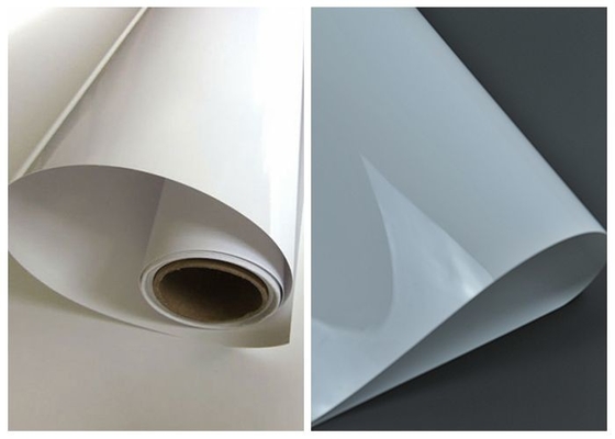 Vaste kleur wit hoogglanzend PVC-laminaat film voor binnenkasten