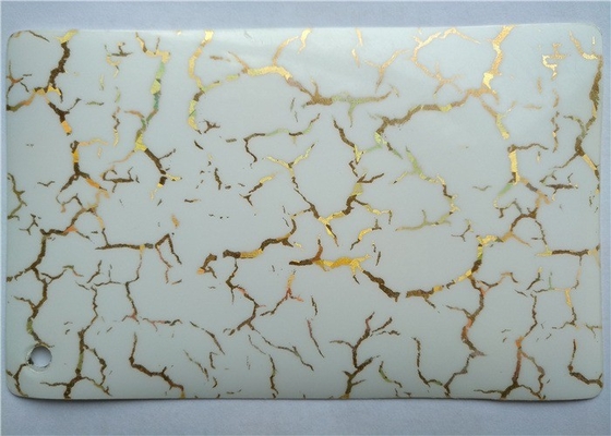 0,2 Hoge MM. 0.1mm polijsten Wit Decoratief Gedrukt de Filmpatroon van Pvc