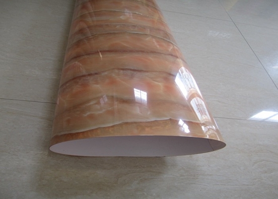 Het verwarmen Bestand polijst Hoog pvc-Film voor Deuren Marmeren Effect