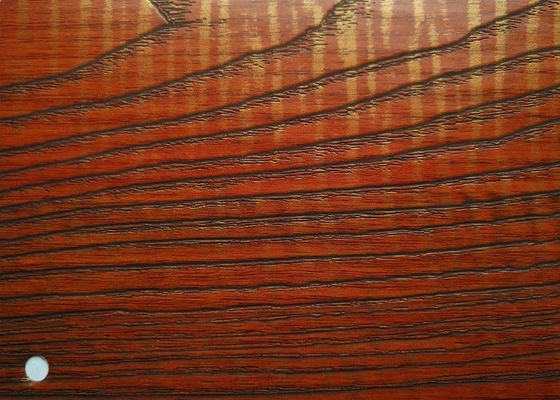 Cherry Wood Color-de Decoratieve Film van pvc voor Binnenlandse Decorprojecten Matte Finish