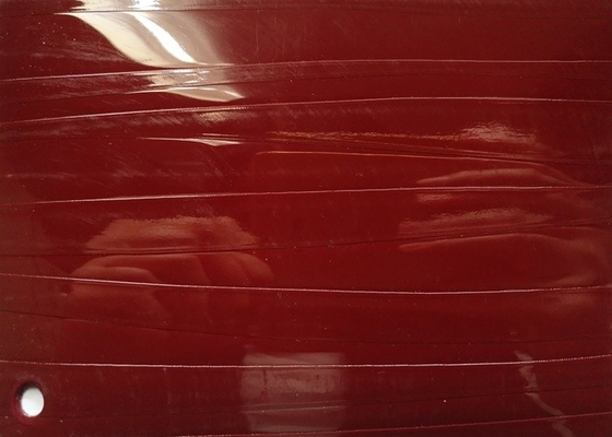 Rode In reliëf gemaakte 3D het Membraanfolie van pvc voor Meubilairbinnenhuisarchitectuur