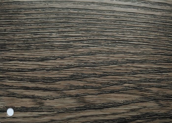 Vuurvaste donkere hout PVC decoratieve film voor deurkozijn wikkelprofiel