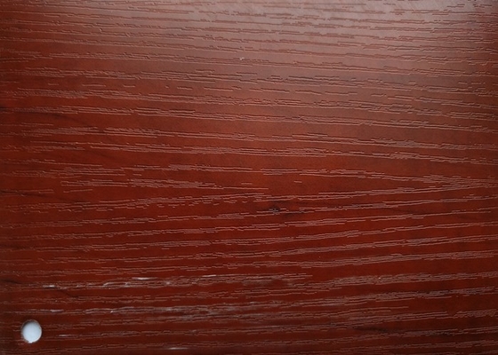 Houten het Membraanfolie van Korrelpvc voor Meubilairmdf In reliëf gemaakte Deurenkabinetten